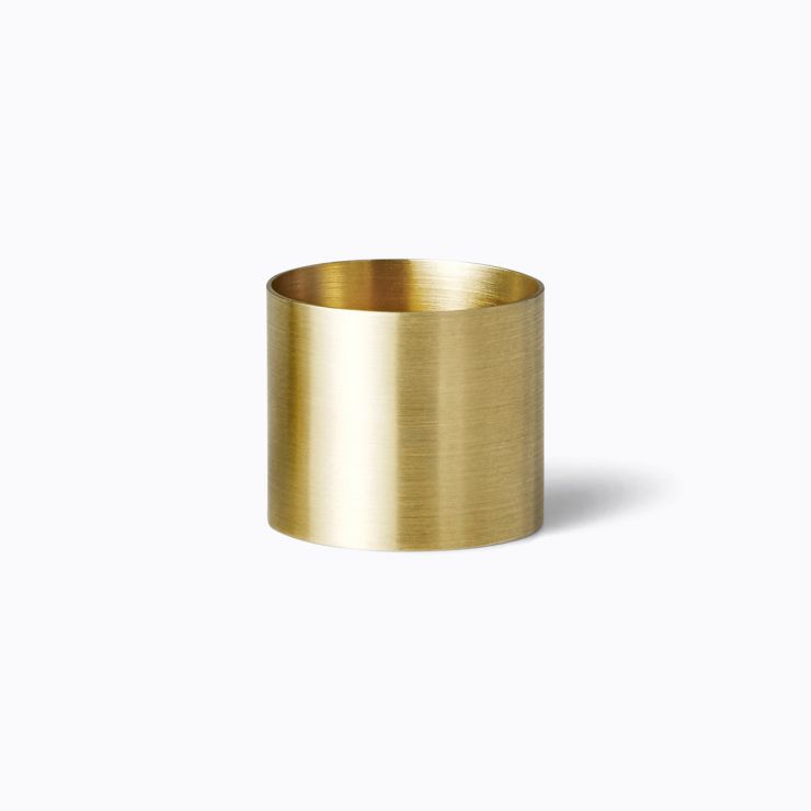 Plate Ring 15.0, yellow gold (matte finish)